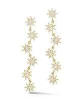 Rachel Zoe 14K Gold Over Sterling Silver Star Drop Earrings