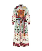 City Chic Plus Ezra Print Maxi Dress