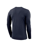 Nike Men's Navy UConn Huskies Basketball Shootaround Long Sleeve T-Shirt