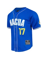 Pro Standard Men's Puka Nacua Royal Los Angeles Rams Mesh Button-Up Baseball Jersey