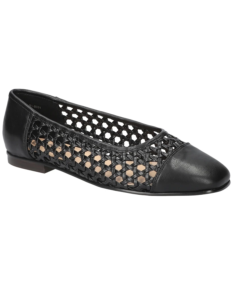 Bella Vita Women's Beloved Square Toe Flats