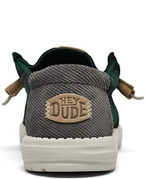 Hey Dude Men's Wendy Buffalo Plaid Casual Sneakers from Finish Line