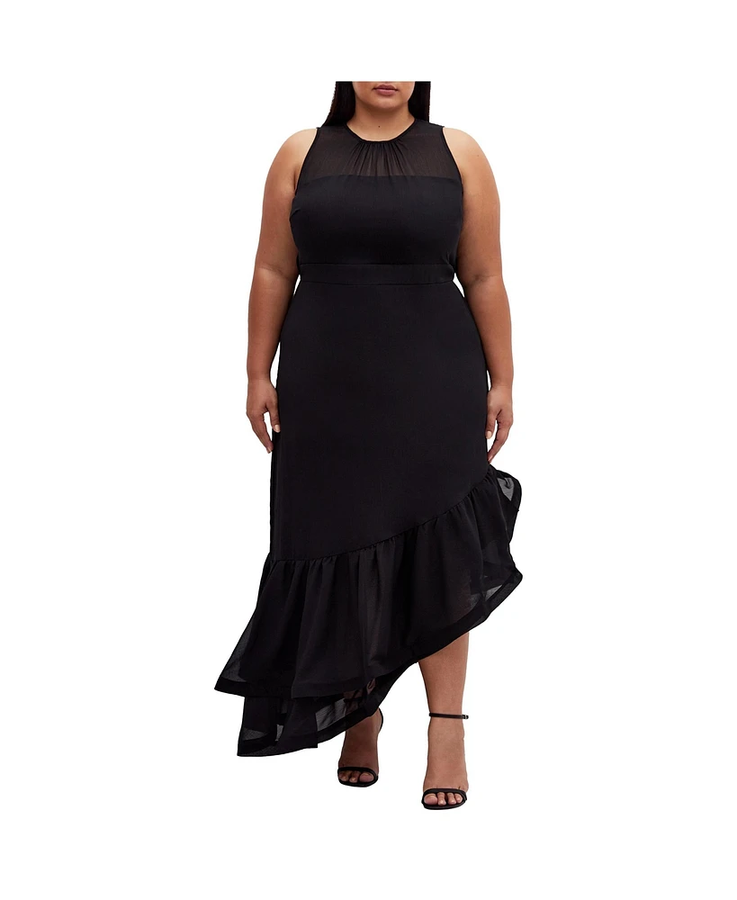 City Chic Plus Antoinette Sleeveless Maxi Dress