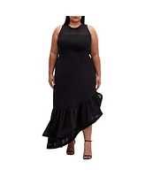 City Chic Plus Antoinette Sleeveless Maxi Dress