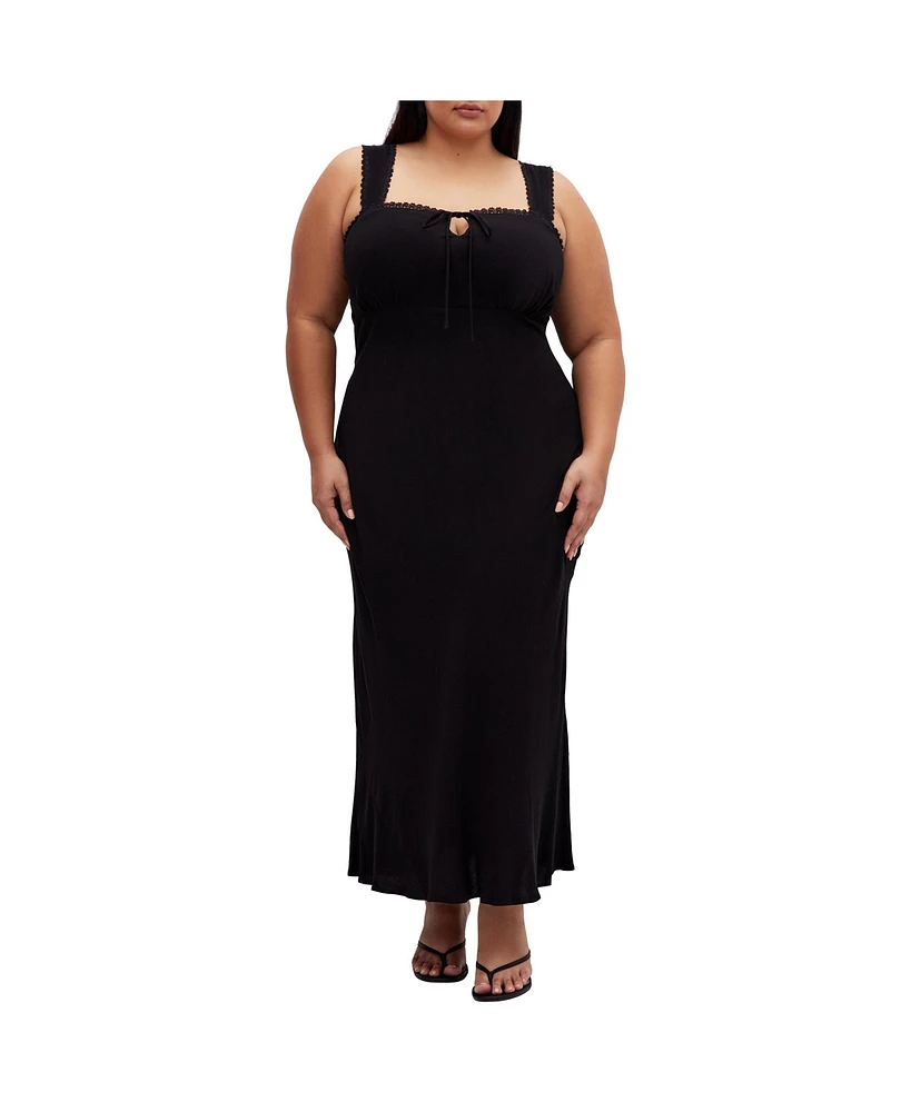 City Chic Plus Spring Love Maxi Dress