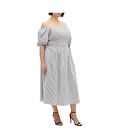City Chic Plus Adelynn Street Dress