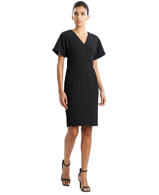 Natori Women's Jacquard A-Line Dress