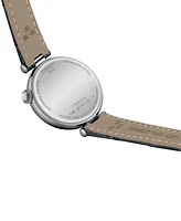 Tissot Women's Swiss Desir Black Leather Strap Watch 28mm