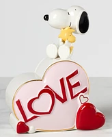 Lenox Snoopy Valentine's Day Porcelain Heart Candy Jar