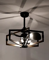 Home Accessories 26" Nicklas Indoor Ceiling Fan with Light Kit and Remote