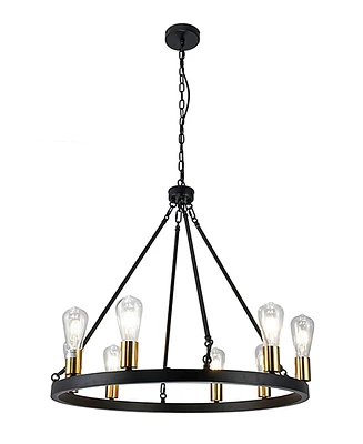 Home Accessories 27.6" Daryu 8-Light Indoor Chandelier with Light Kit