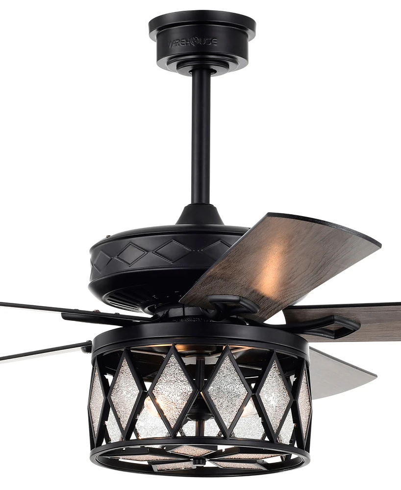 Home Accessories 52" Jescha 2-Light Indoor Ceiling Fan with Light Kit and Remote