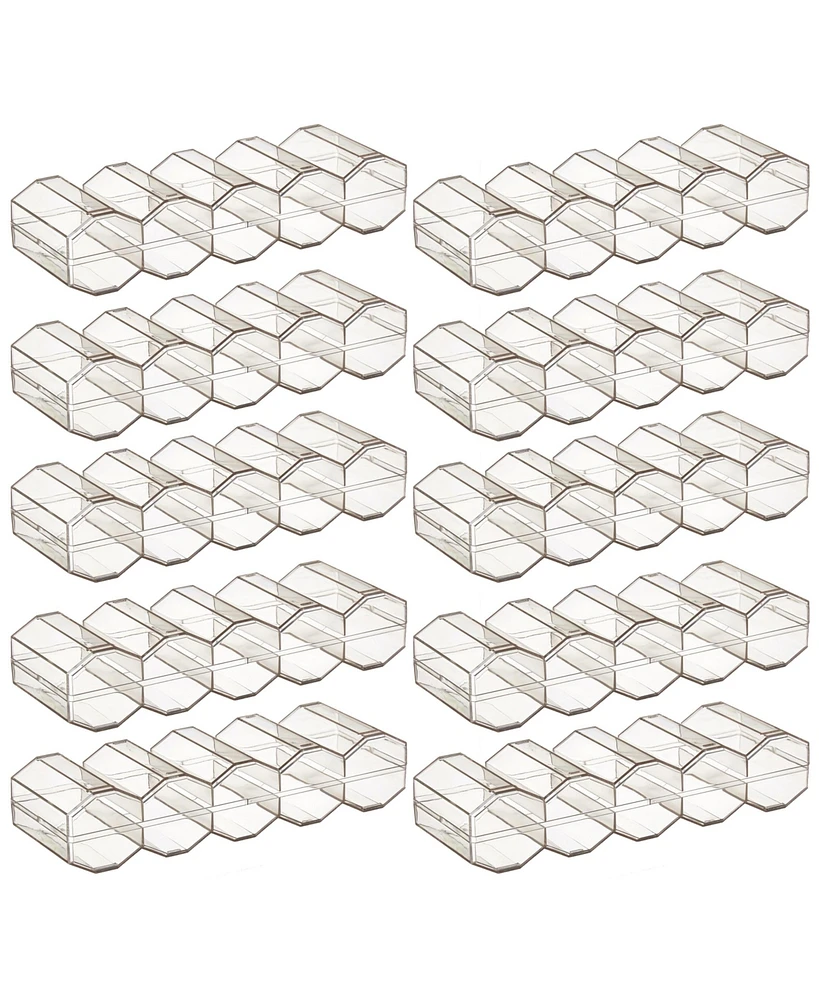Slickblue 10-Pack Poker Chip Storage Trays - Durable and Organized Management Solution
