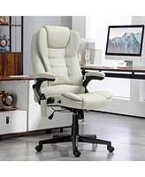 Vinsetto Homcom 6 Point Vibrating Massage Office Chair with Lumbar Heat,