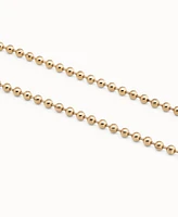 UNOde50 18K Gold Plated Metal Alloy Beads Chain