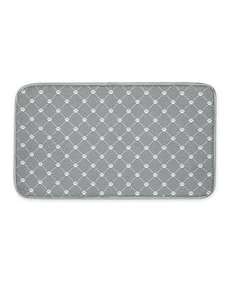 Bone Dry Trellis Print Pet Mat