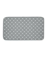 Bone Dry Trellis Print Pet Mat