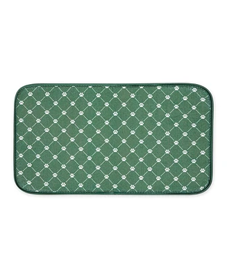 Bone Dry Trellis Print Pet Mat