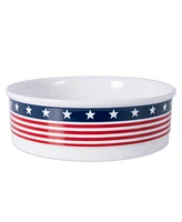 Bone Dry Stars and Stripes Pet Bowl