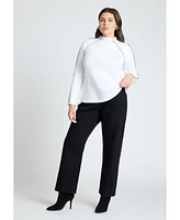 Eloquii Plus Size Seam Detail Top