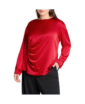 Eloquii Plus Shirred Body Top