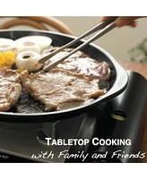 Techef Stovetop Korean Bbq Non-Stick Grill Pan