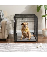 Bone Dry Gray Stripe Cage Mat