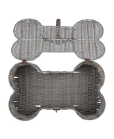 Bone Dry Pet Storage Basket Bone Shape