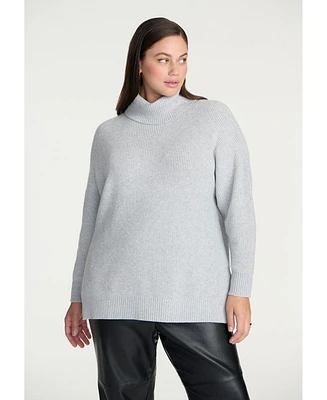 Eloquii Plus Elements Turtleneck Sweater