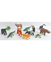 Wild Republic Nature Tube Rainforest Figurines, 12 Pieces