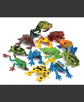 Wild Republic Nature Tube Frog Figurines, 12 Pieces