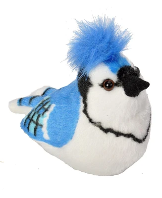 Wild Republic Audubon Bird Blue Jay Stuffed Animal, 5.5 Inches