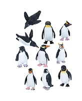 Wild Republic Nature Tube Penguin Figurines, 10 Pieces