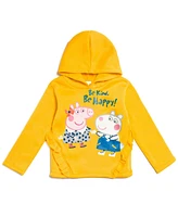 Peppa Pig Girls Pullover Fleece Hoodie and Leggings Outfit Set