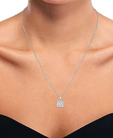 Forever Grown Diamonds 2-Pc. Set Lab Grown Diamond Pendant Necklace & Matching Stud Earrings (1 ct. t.w.) in Sterling Silver