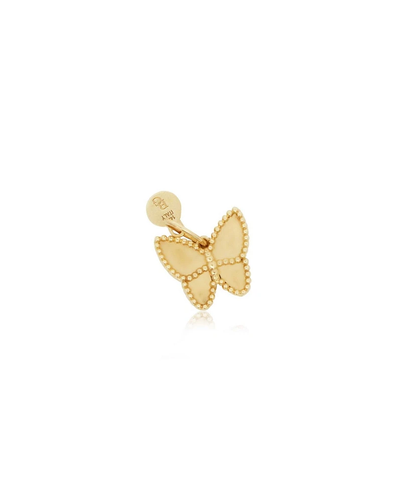 The Lovery Gold Butterfly Charm 14K Gold