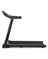 Gymax 2.25HP Electric Folding Treadmill W/Hd Led Display App Control Speaker