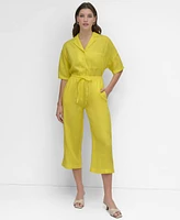 Dkny Pull-On Wide-Leg Pants