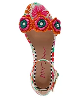 Betsey Johnson Little and Big Girls Brady Crochet Flower Sandal