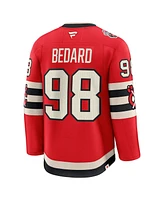 Fanatics Men's Connor Bedard Red Chicago Blackhawks 2025 Nhl Winter Classic Premium Player Jersey