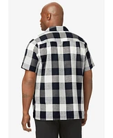 KingSize Big & Tall Hemp Short Sleeve Button Down