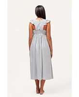 Nom Maternity Harper Smocked During + After Dress