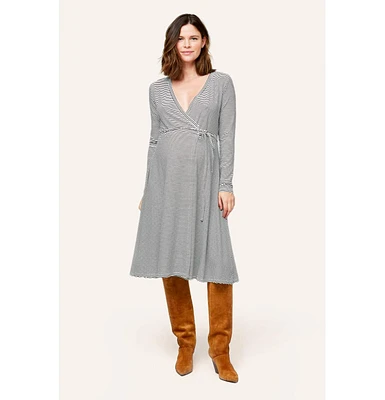 Nom Maternity Tessa Nursing Wrap Dress