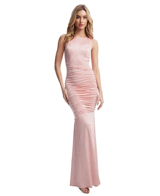 Dress the Population Women's Violetta Ruched Gown