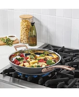 Cuisinart Matte Black Elegance Stainless Steel 12" Skillet