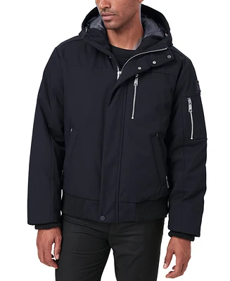 Outdoor United Men's Hooded Bomber Jacket