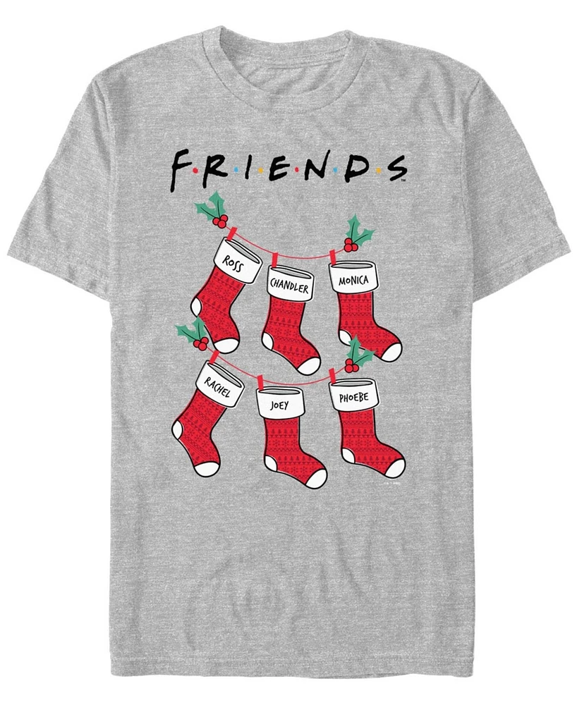 Fifth Sun Men's Friends Stockings Short Sleeve T-Shirt