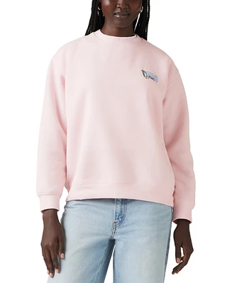 Levi's Women's Everyday Crewneck Graphic-Print Sweatshirt