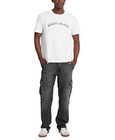 Guess Jeans Men's Cotton Collegiate Logo Crewneck T-Shirt