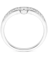 Diamond Chevron Band (1/2 ct. t.w.) in 14k White Gold